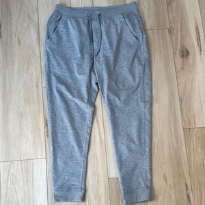 Birddogs Gray Sweatpants with Elastic Waistband and Tapered Legs